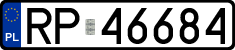 License plates of Poland, Regular car plates