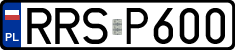 License plates of Poland, Regular car plates
