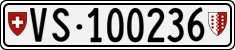 License plate of Switzerland, Cars