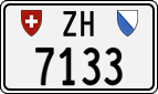 License plate of Switzerland, Cars