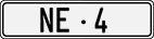 License plate of Switzerland, Cars