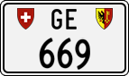 License plate of Switzerland, Cars