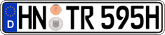 German license plate, Plates for oldtimers (type 