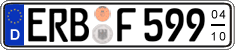 German license plate, Seasonal plates