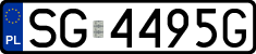 License plates of Poland, Regular car plates