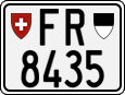 License plate of Switzerland, Motorcycles