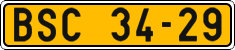 License plate of the Czech Republic, Commercial vehicles (1960)
