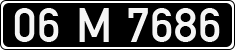 License plate of Turkey, Government and public administrations
