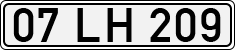 License plate of Turkey, Regular plates