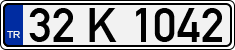License plate of Turkey, Regular plates