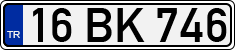 License plate of Turkey, Regular plates