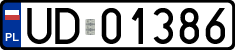 License plates of Poland, Military