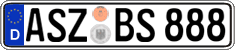 German license plate, Regular plates