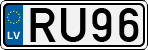 License plate of Latvia, Regular car plates