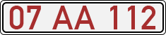 License plate of Turkey, Provincial governments, university rectors
