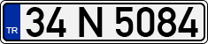License plate of Turkey, Regular plates