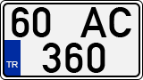 License plate of Turkey, Regular plates