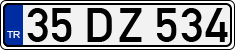 License plate of Turkey, Regular plates