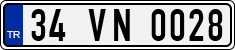 License plate of Turkey, Regular plates