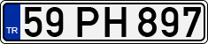 License plate of Turkey, Regular plates