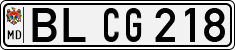 License plate of Moldova, Cars (1992)