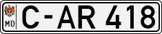 License plate of Moldova, Trailers (1992)