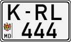 License plate of Moldova, Cars (1992)