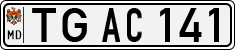 License plate of Moldova, Cars (1992)