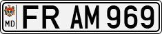 License plate of Moldova, Cars (1992)