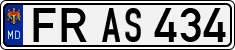 License plate of Moldova, Cars (1992)