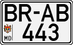 License plate of Moldova, Trailers (1992)