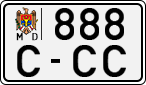 License plate of Moldova, Motorcycles (1992)