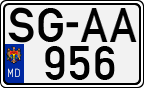 License plate of Moldova, Trailers (1992)