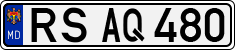 License plate of Moldova, Cars (1992)