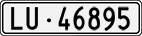 License plate of Switzerland, Cars