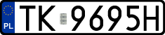 License plates of Poland, Regular car plates