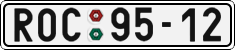 License plate of the Czech Republic, Cars (1960)