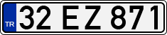 License plate of Turkey, Regular plates