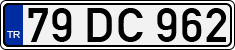 License plate of Turkey, Regular plates