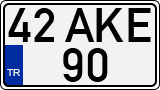 License plate of Turkey, Regular plates