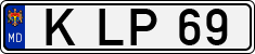 License plate of Moldova, Cars (1992)