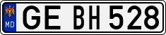 License plate of Moldova, Cars (1992)