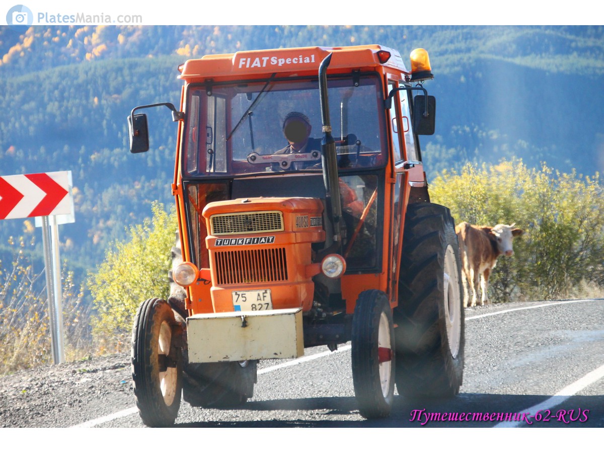 75 AF 827, Regular plates 