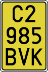 License plates of Spain, Specialty plates