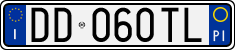 License plate of Italy, Cars (1994 year series)