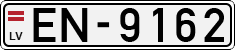 License plate of Latvia, Regular car plates