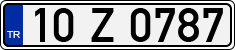 License plate of Turkey, Regular plates