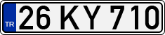 License plate of Turkey, Regular plates