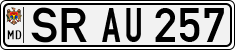 License plate of Moldova, Cars (1992)