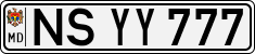 License plate of Moldova, Cars (1992)